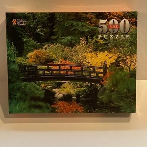 Japanese Garden 500 pc Golden Books Puzzle New 14” x 18”
